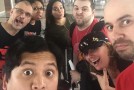Goofy face airport selfie before we depart!