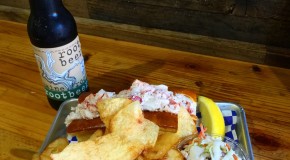 Lobster Roll and Maine Root Beer for lunch﻿
