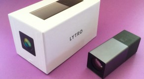 Someone got a new toy to play with. A Lytro light-field camera