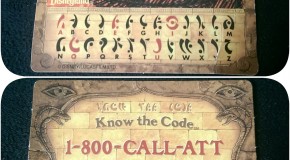 We got these decoder cards at Disneyland when Indiana Jones Adventure opened in …
