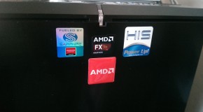 My +AMD Gaming PC wears its stickers proudly.