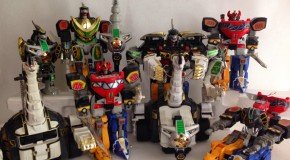 A mix of toys from the USA Mighty Mighty Morphin' Power Rangers and Japanese…