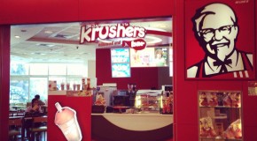 In Asia, McDonald's has McCafe (in the  USA also), but KFC has Krushers!