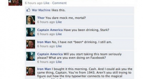 The Avengers on Facebook.﻿