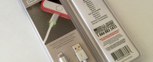 VisionTek Smart LED Lightning to USB Charge & Sync Cable
